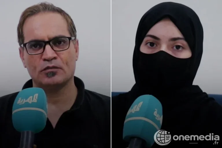 Roya Mahmoud Cheikh Mohammed avec son père, au Yémen