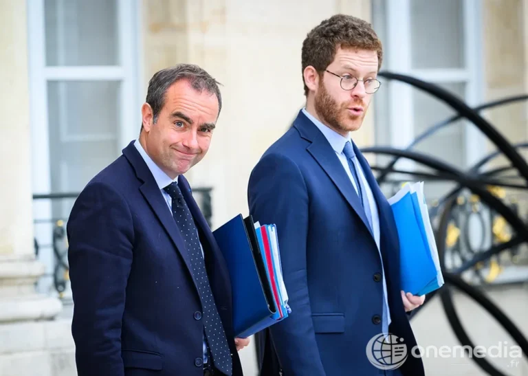 Sébastien Lecornu et David Amiel lors de la préparation du budget 2027