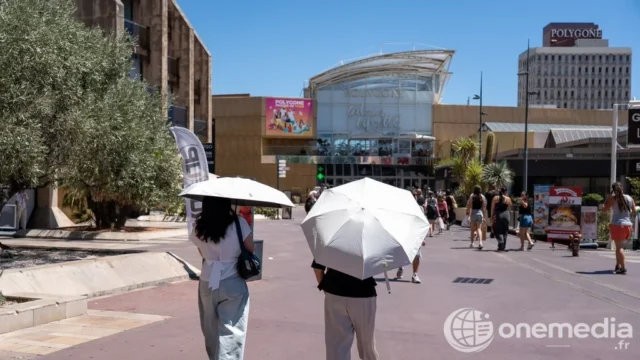Fortes chaleurs dans le sud de la France lors d’une vigilance orange canicule