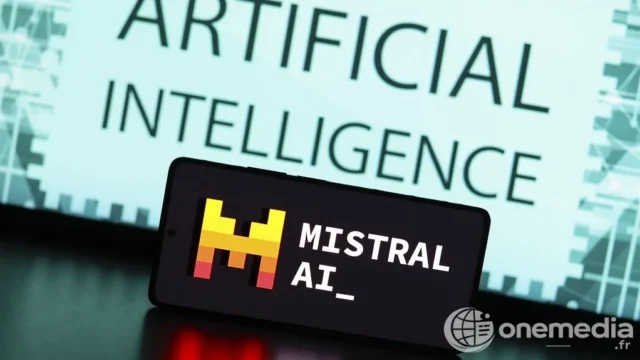 Illustration de Mistral AI à l’occasion de sa levée de fonds de 3 milliards d’euros