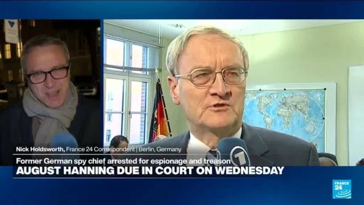 Image de couverture du sujet France 24 sur l’arrestation de l’ancien chef du renseignement allemand.