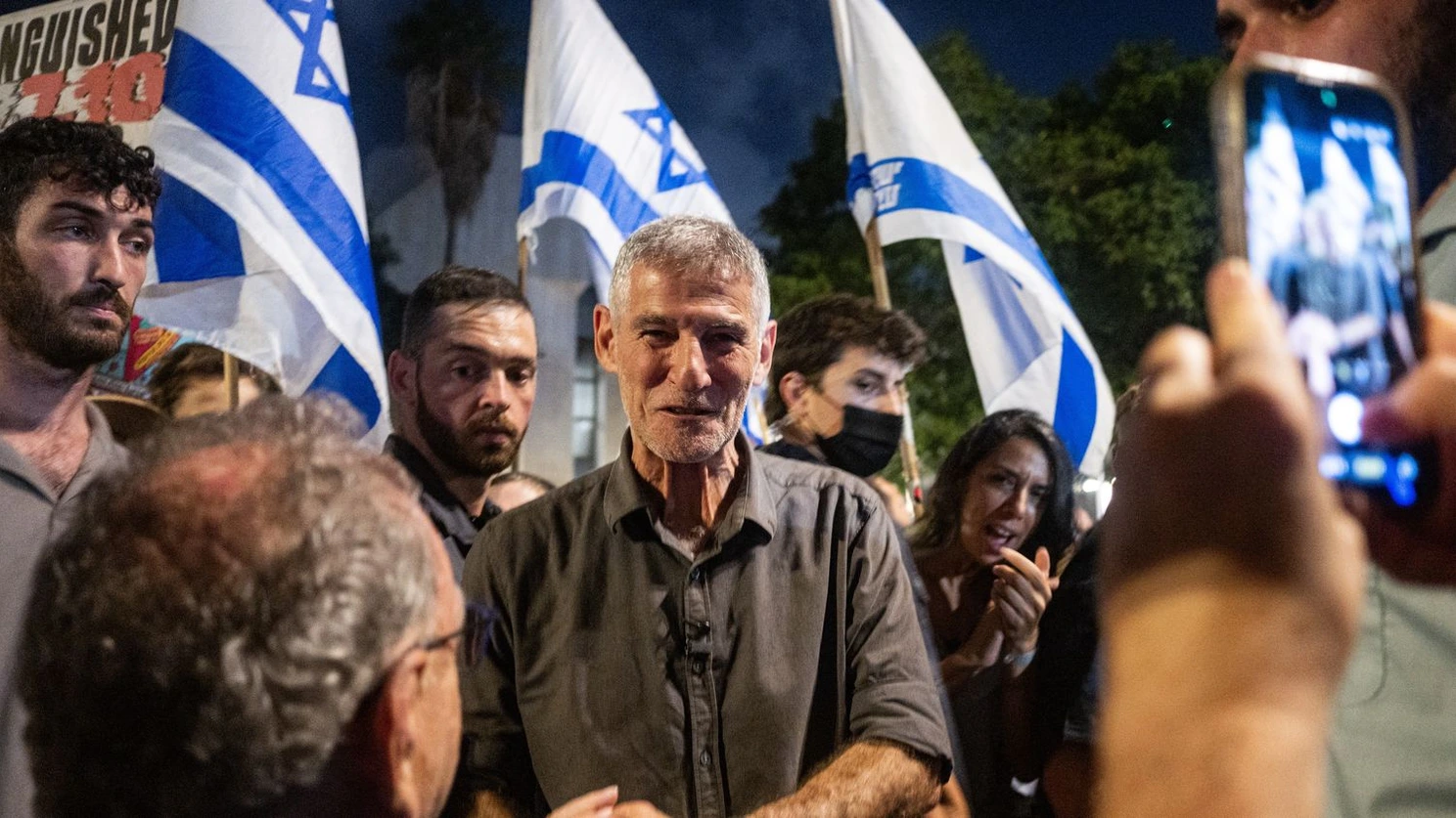 Yaïr Golan, chef du parti démocrate israélien HaDemokratim, à Tel-Aviv.