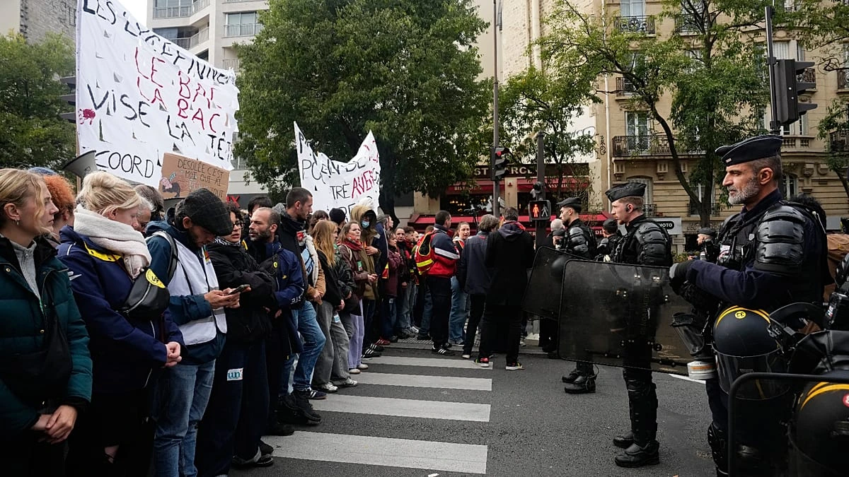Illustration de l’article sur les préparatifs de sécurité avant les manifestations en France.