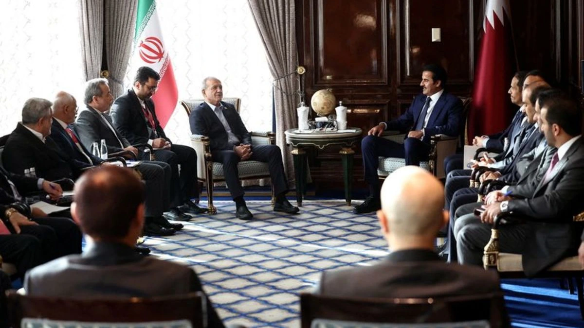 Illustration de l’article consacré à la médiation du Qatar et à la réaction iranienne.