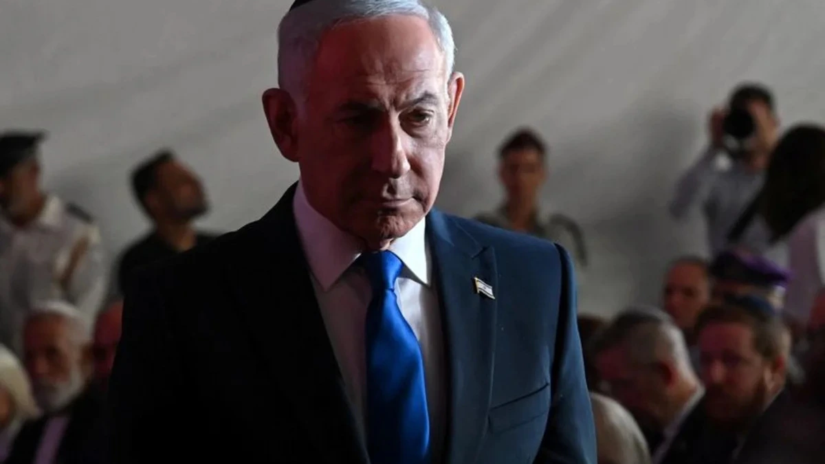 Benjamin Netanyahu lors d’une cérémonie commémorative au mont Herzl