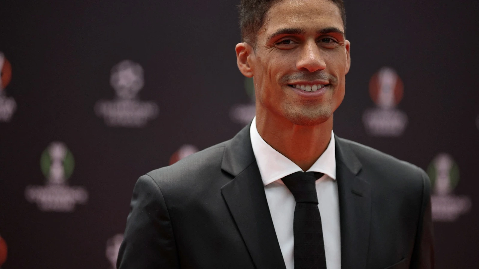Raphaël Varane avant le tirage de la phase de ligue de la Ligue des champions à Monaco.