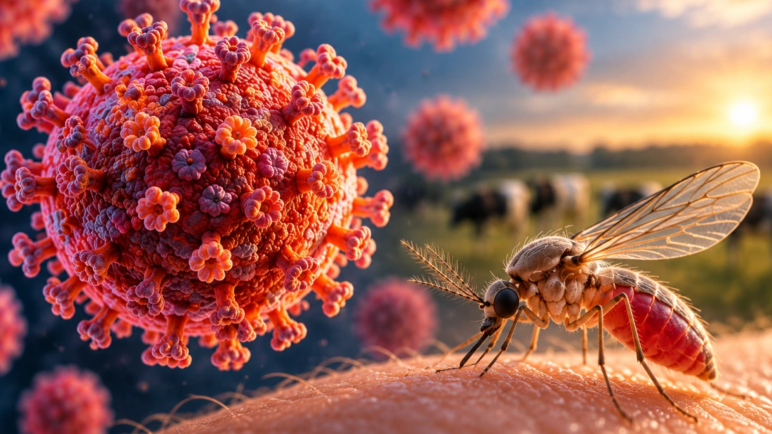 Illustration associée à l’article sur la première infection humaine documentée par le virus Shamonda